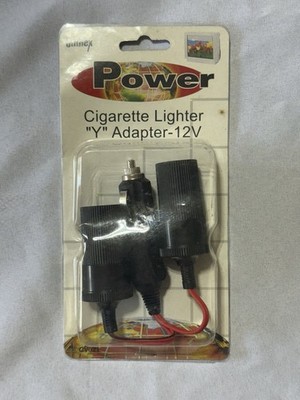 Uninex Y Splitter Adapter for Cigarette Lighter for Powering Two 12V Appliances
