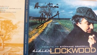 Autographe Dédicace ORIGINAL du Violoniste DIDIER LOCKWOOD sur album CD 2000
