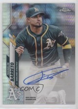 2020 Topps Chrome Update Target Prism Refractor /125 Franklin Barreto Auto 07sf