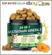 24-In-1 Dog Vitamins and Supplements, Dog Multivitamin Chewable with Chondroitin