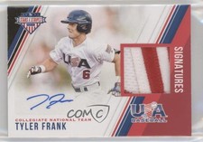 2018 Panini USA Baseball Stars & Stripes Prime 13/13 Tyler Frank #25 Auto m4h