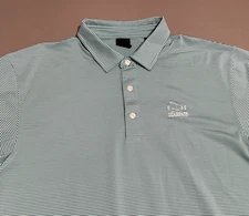Dunning Golf Shirt Mens XL Extra Large Green Blue Polo Performance Flex Bearpath