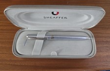 Sheaffer Prelude Brushed Chrome Ballpoint Pen refilled   340-2 with box