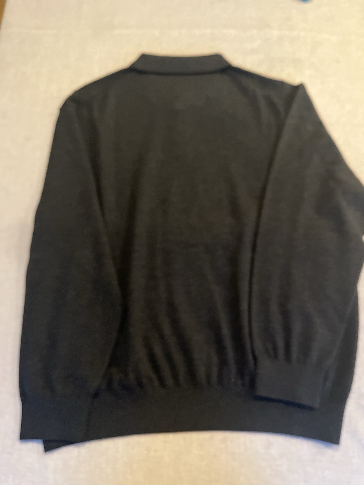 Orvis Dark Gray Knit Collared Pullover Sweater XX… - image 4