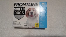Frontline Shield for MEDIUM DOGS 21 - 40 lbs - 6 Doses   Brand New