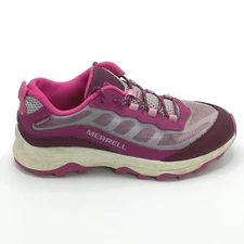 Merrell Shoes Big Kids Sneaker Moab Speed Hiking Waterproof Pink Purple Berry 5