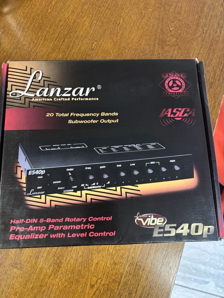 Lanzar E540P Parametric EQ, Sub Output, Line Input and Auxiliary Input - Image 2 of 4