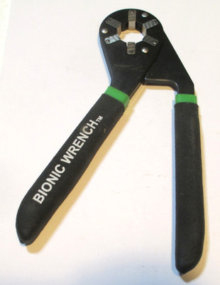 LoggerHead Tools 8 inch Bionic Adjustable Wrench 1/2'' to 3/4''  Black Made In USA