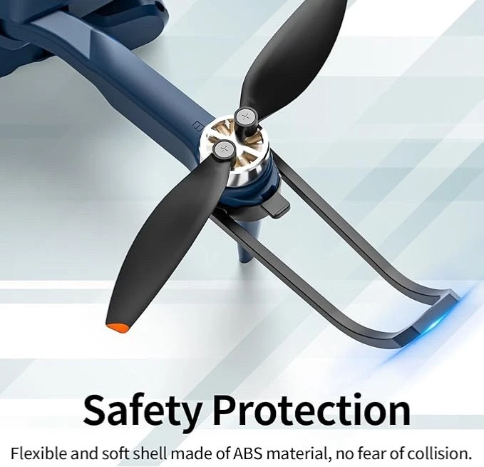 Drohne mit LED Blau Lampe Bürstenloser Motor Drohne mit HD 1080P Kamera Drohne - Bild 3 von 4