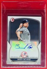 BROCK SELVIDGE - RC Prospect Auto Paper - 23 Bowman #PPA-BS - Yankees
