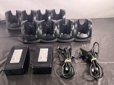 2x Motorola CRD5501-4000CR Charging Cradle 4-Slot for MC55 MC65 W/ PWR Adapter