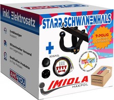 NEU ANHÄNGERKUPPLUNG für Hyundai Santa Fe 01-06 starr + 7-polig E-Satz ABE