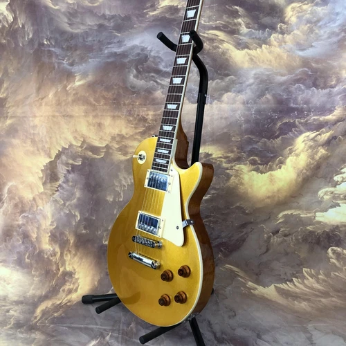 Standard 2010 Traditional Gold Top LP electric guitar H-H pickup in stock - Picture 3 of 9