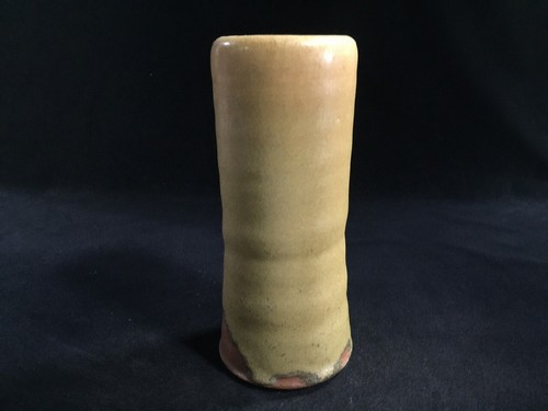 P1708 Japanese Vintage Pottery Flower Arrangement Vase KABIN Interior Signed