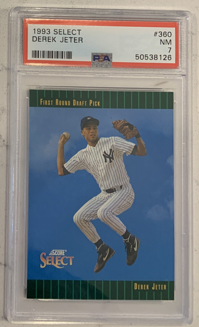 1993 Score Select Derek Jeter #360 PSA 7 NM New York Yankees (B193)