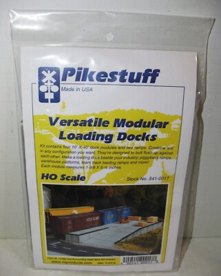 Vtg NOS IOP Pikestuff HO Scale Versatile Modular Loading Docks #541-0017