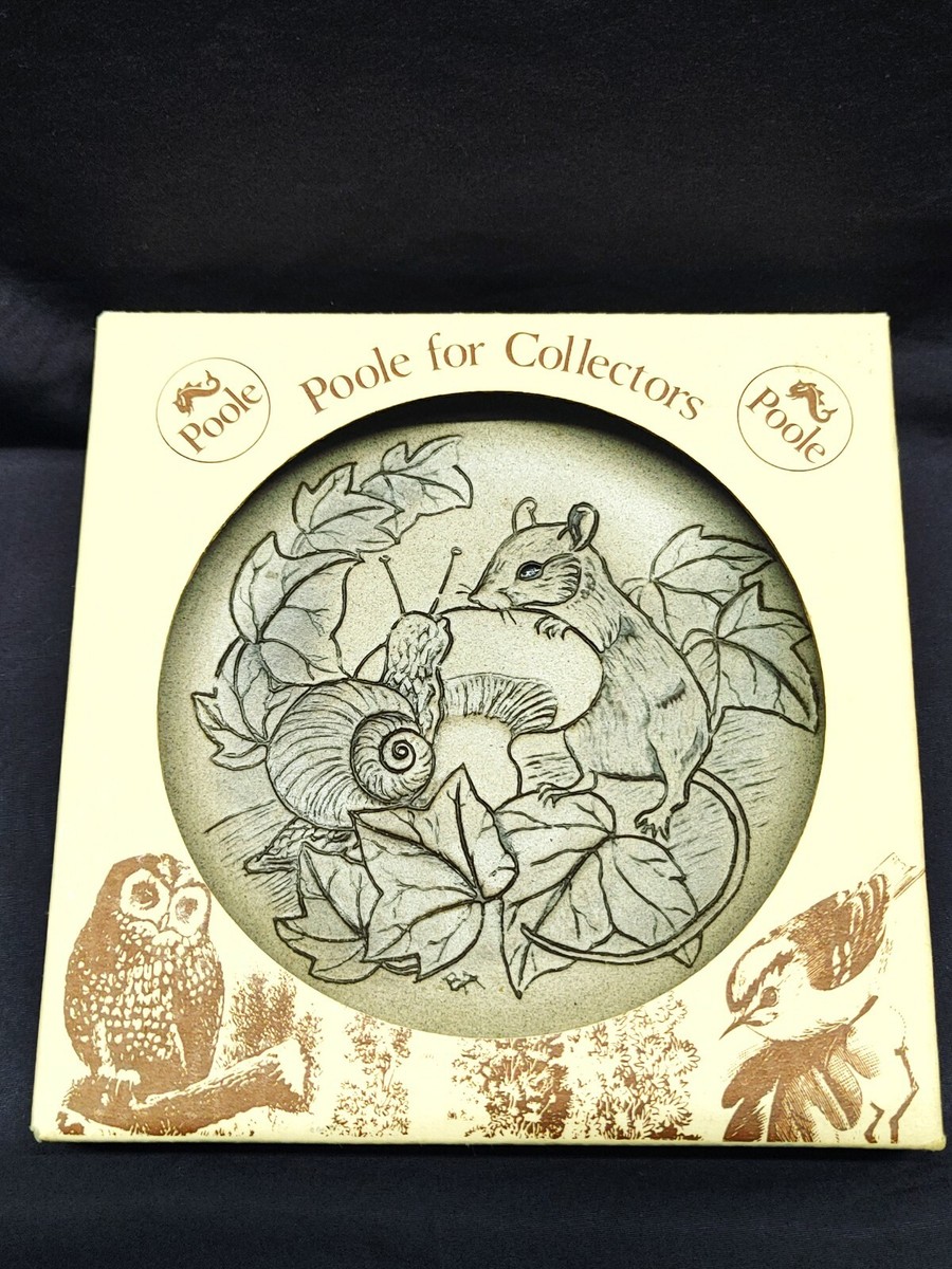 Plaque Collection Poole Pottery - Grès Fini Main - Vintage