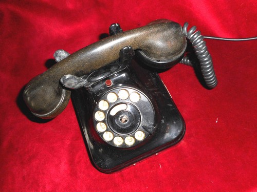  Originale RARO vecchio telefono d'epoca 40-50 anni dall'uscita dell'Ungheria - Foto 1 di 8