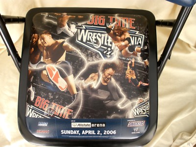 WWE Wrestlemania 22 Undertaker 14-0 Ringside PPV Chair WWF