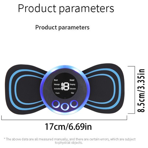 Pulse Tens Unit EMS Massager Back Full Body Muscle Stimulator Pain Relief Device - Picture 13 of 15