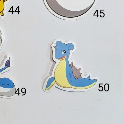 Pokemon Stickers (Sold By Unit) - Bild 41 von 81