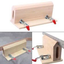 1pcs Improved Sewing Wooden Leather Craft Clamp Horizontal Retaining Stitching