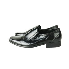 MEN'S AIRFLEX BLACK LEATHER SHOES , SIZE 8 - AS NEW