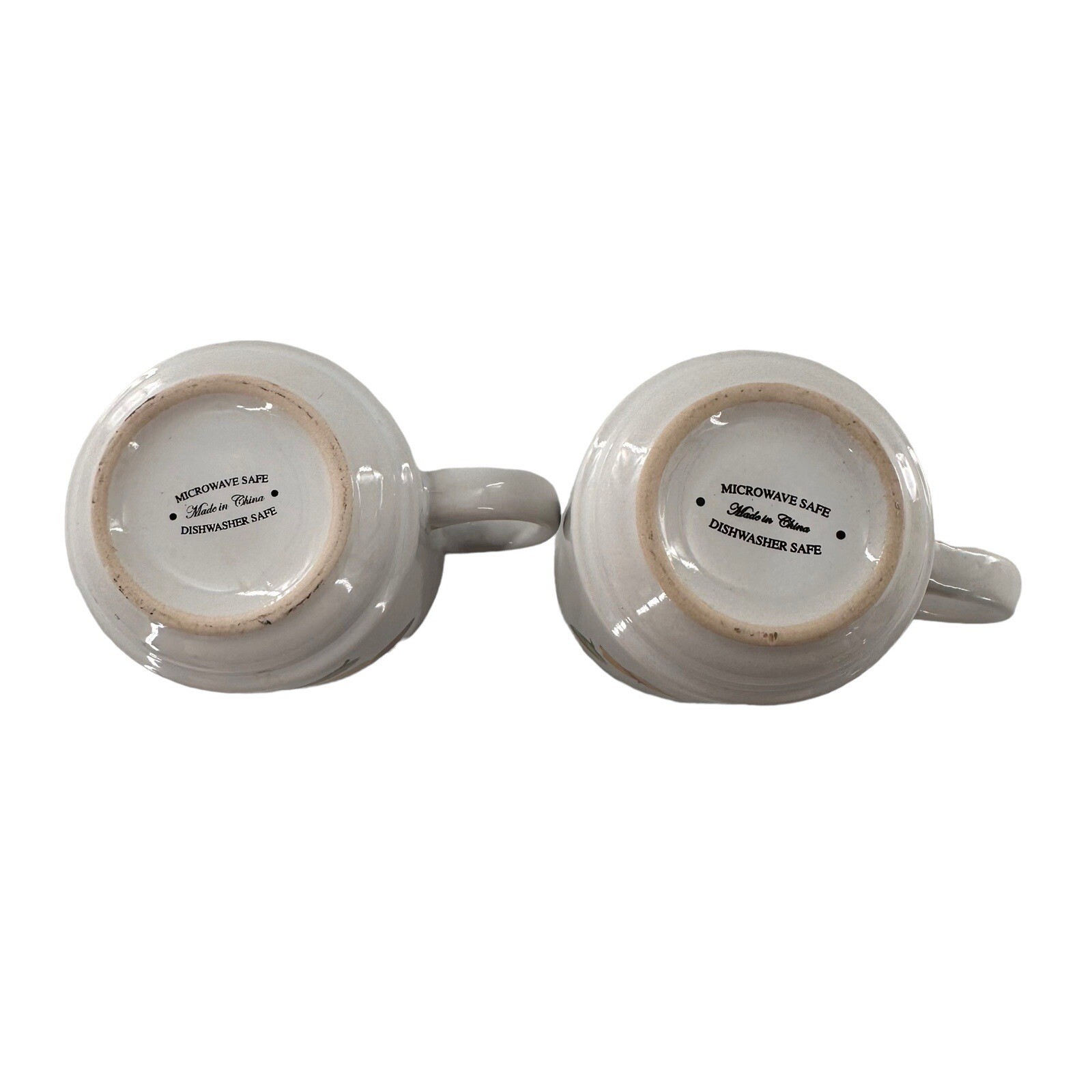 2x Old East Main Co Smooth 12 oz Coffee Tea Mug Cup Butterfly Wildflower Gift b