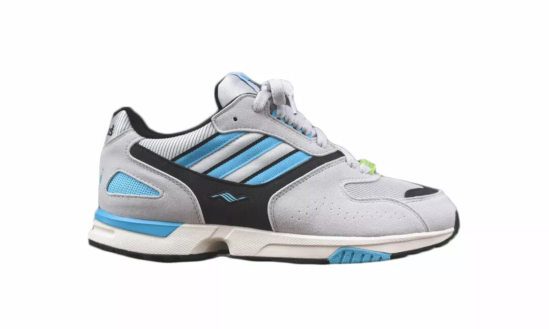 ADIDAS Men s Consortium ZX 4000 Sneakers Grey One Bright Cyan eBay