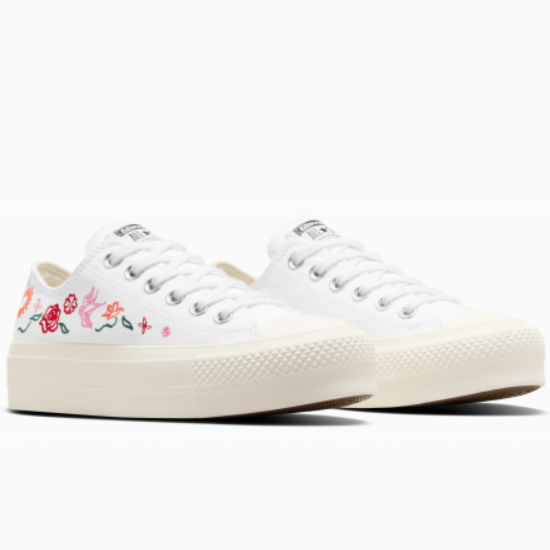 Converse Chuck Taylor All Star Lift Platform Summer Embroidery