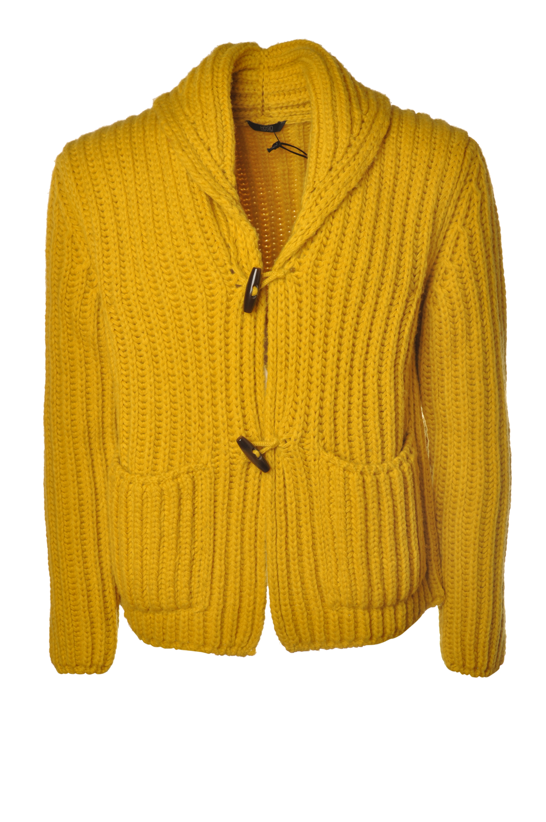 Вязаный кардиган manica lunga Okragelb 15698 от Hosio Mann