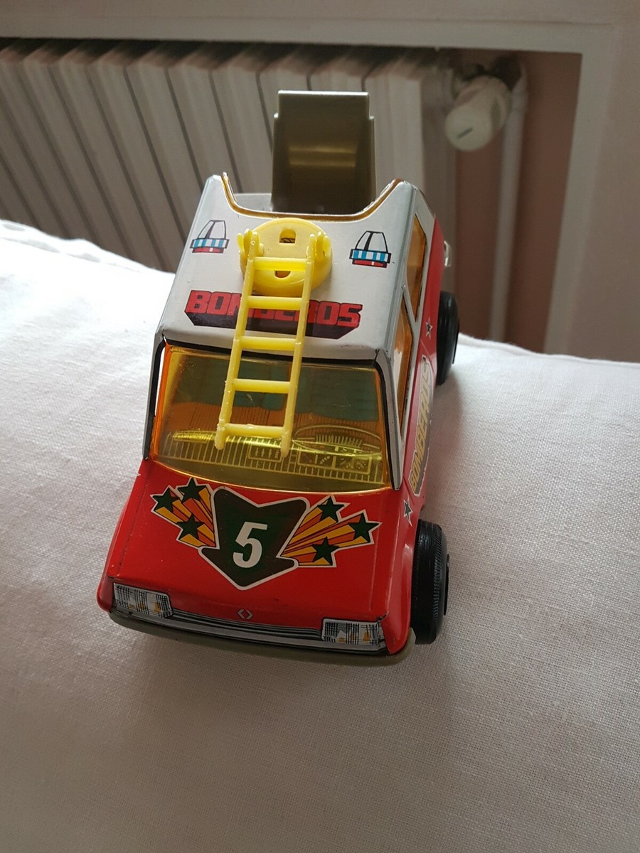 Obertoy 1001M – Renault R5 950 Des Bomberos – Jouet Friction Tôle – 18 Cm