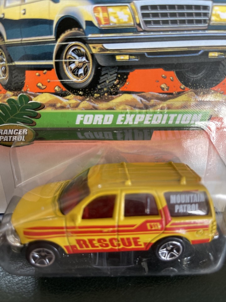 Matchbox Ford Expedition Yellow Truck Ranger Patrol Mountain Rescue ...