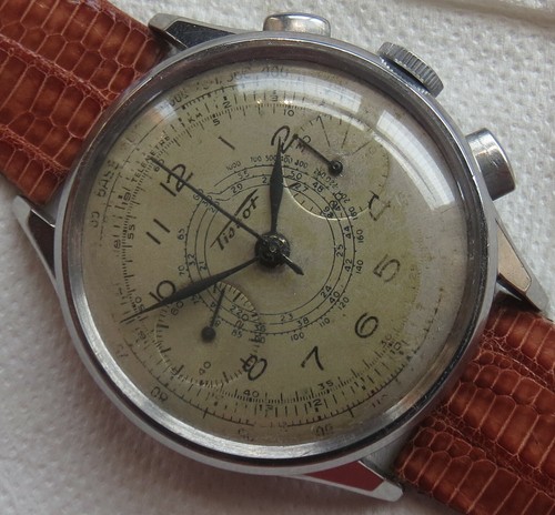 Tissot cal. 33.3 chronograph mens wristwatch steel case all original | eBay