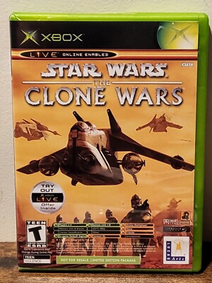 Star Wars: The Clone Wars / Tetris Worlds 2-in-1 Game Microsoft Xbox *Used*