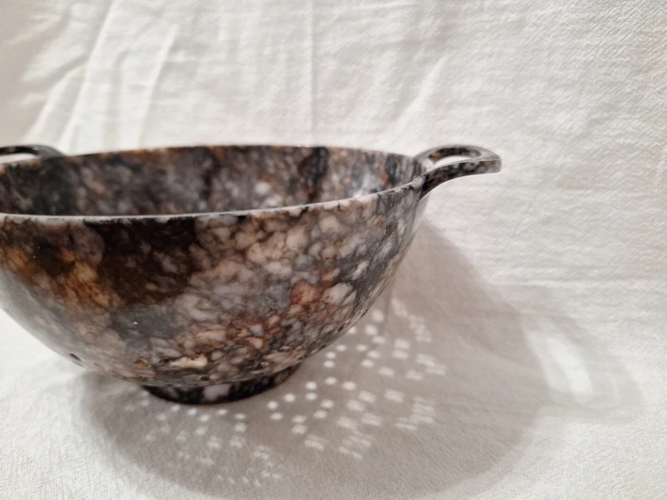 zak! Diseños Colador Pequeño Melamina Marrón Gris Blanco Negro Mármol Salpicaduras Foto 4 de 4