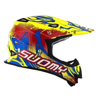 Suomy Mr Jump MX Helm Graffiti rot/gelb Motocross Offroad Enduro