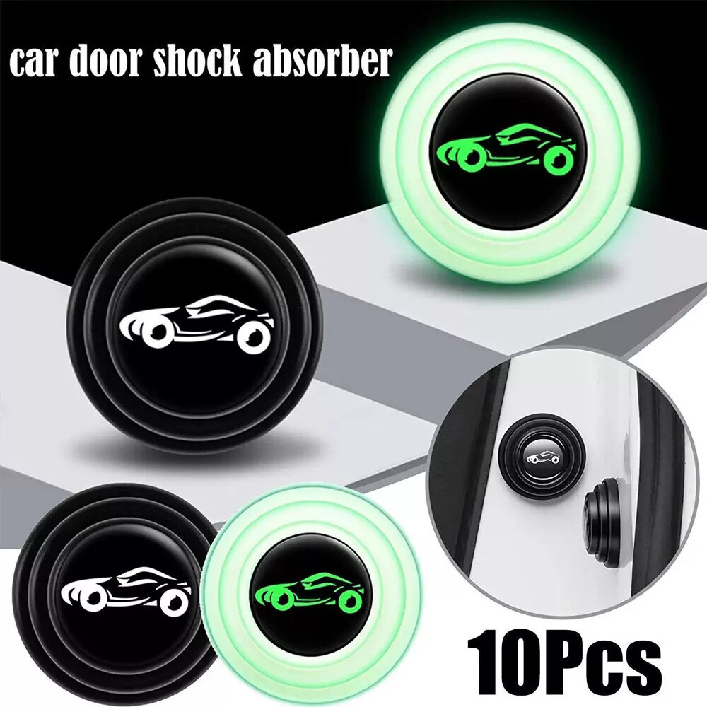 10Pcs Car Door Anti-Shock Protective Pads Shock-Absorbing Gaskets