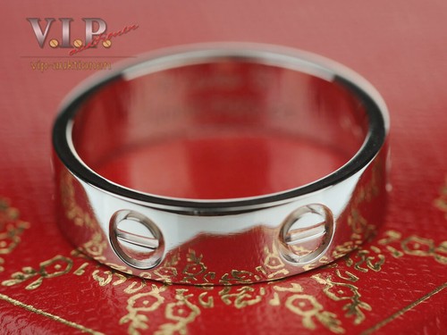 CARTIER LOVE MEDIUM RING Pt.950 PLATIN BAGUE PLATINUM SIZE: 51 FULL SET NP:4350€ - Bild 6 von 11