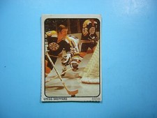 1974/75 LIPTON SOUP NHL HOCKEY CARD #29 GREGG SHEPPARD SHARP BOSTON BRUINS