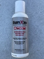 SunX 30+ Broad Spectrum Sunscreen Lotion SPF30 Water Resistant 4fl oz