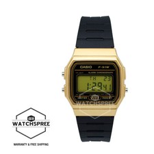 Casio Standard Digital Black Resin Band Watch F91WM-9A F-91WM-9A