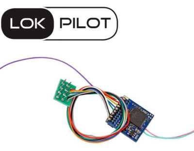 ESU 59210 ~ New ~ LokPilot V5.0 DCC/MM/SX ~ 8 Pin NEM652 ~ Function Only Decoder