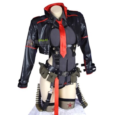 NIKKE：The Goddess of Victory Rapi Cosplay Custome Outfit Women Dress Black Lot