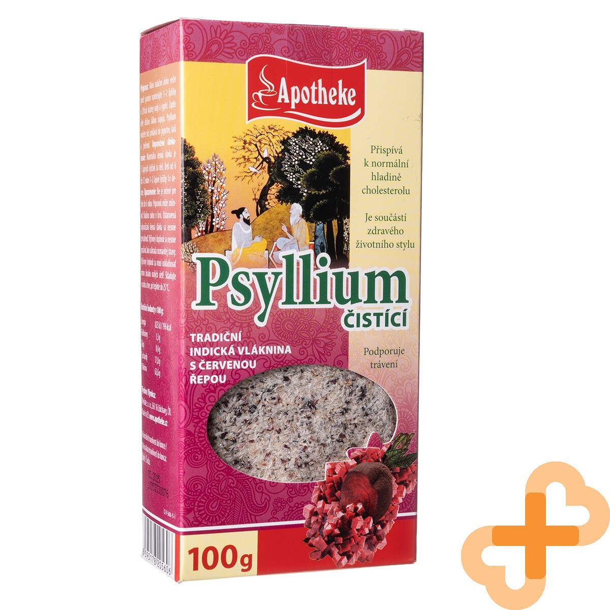 APOTHEKE PSYLLIUM Plantain Black Currant Red Beet 100g Digestive System Support