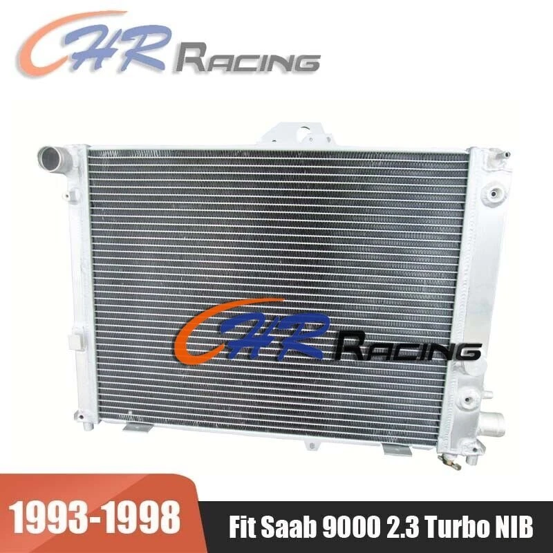 Radiador de alumínio + ventilador 1991-1998 91 92 93 94 95 96 97 para SAAB 9000 2.3 TURBO NOVO NA CAIXA - Imagem 3 de 4