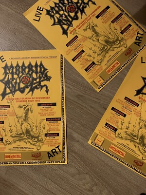 Morbid Angel Australian Tour 92