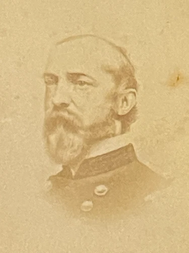 CIVIL WAR CDV GENERAL GEORGE MEADE PHOTO GETTYSBURG