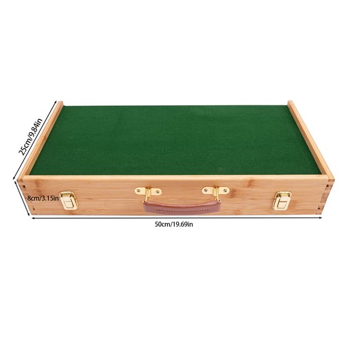 Square Folding Mahjong Table 19.6" Camping Game Card, Board Game Desk Lightweigt - Picture 4 of 17