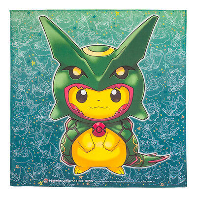 Pokemon Center Sky Tree Town Poncho Pikachu Series Rayquaza Handkerchief  4521329195919 | eBay